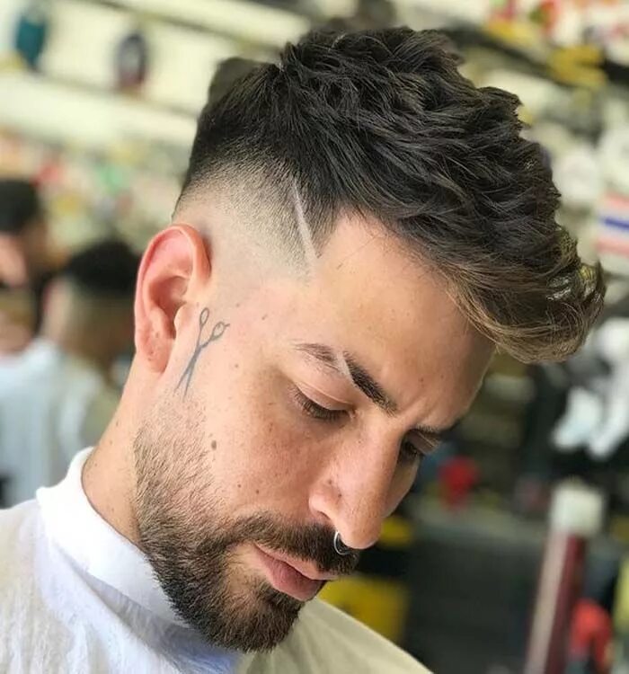 Прическа мужская полоса Pin on Men's Hairstyle