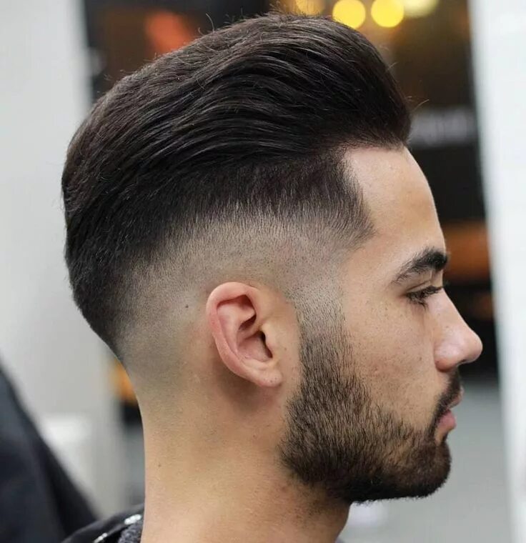 Прическа мужская с переходом по бокам Long Top With Drop Fade Drop fade haircut, Mens haircuts fade, Fade haircut