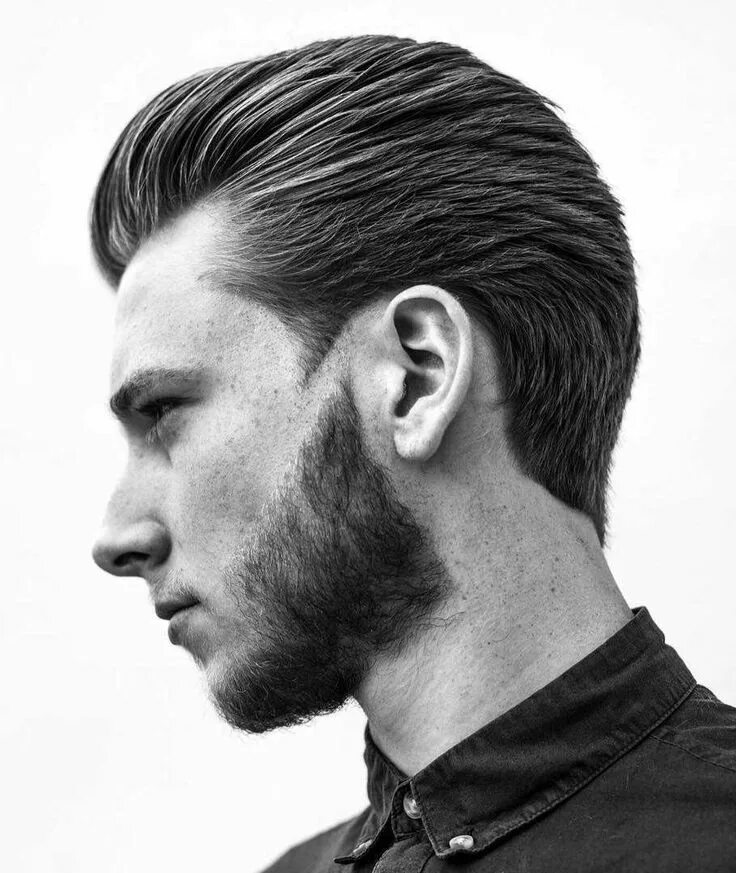 Прическа мужская зачесанные назад волосы 40 Slicked Back Hairstyles: A Classy Style Made Simple + Guide Mens slicked back