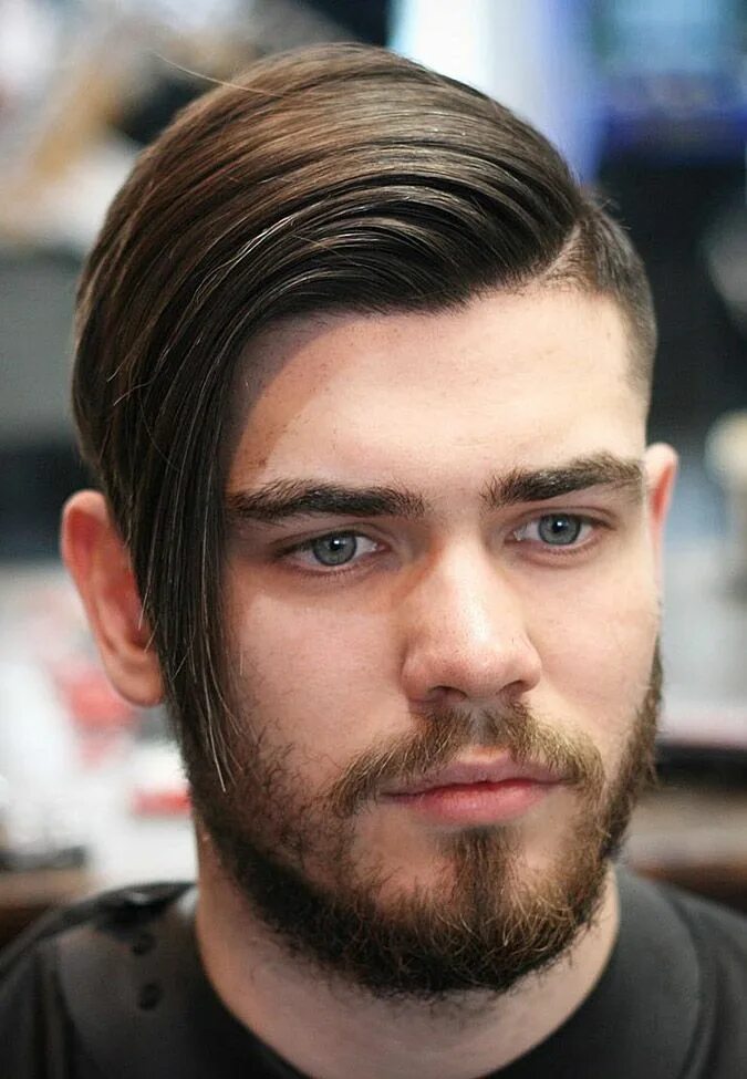 Прическа на бок мужская 20 Fashionably Elegant Side Swept Undercut Variations Side swept hairstyles men,