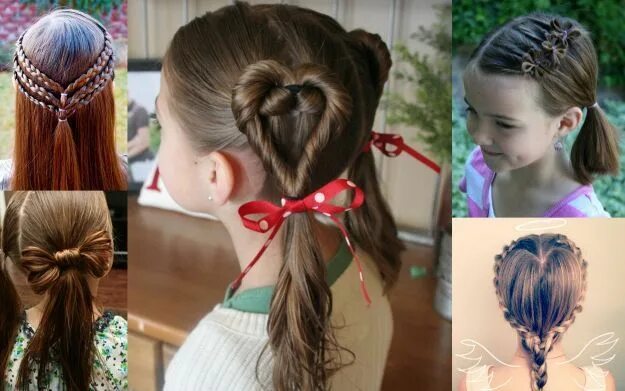 Прическа на день рождения 12 лет 5 uroczych fryzur dla dziewczynek! Valentine's day hairstyles, Valentine hair, L