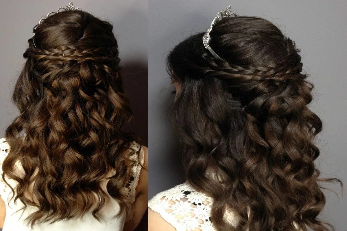 Прическа на день рождения длинные волосы 15 Half Up Half Down Hairstyles For Long Hair Sweet 16 hairstyles, Curls for lon