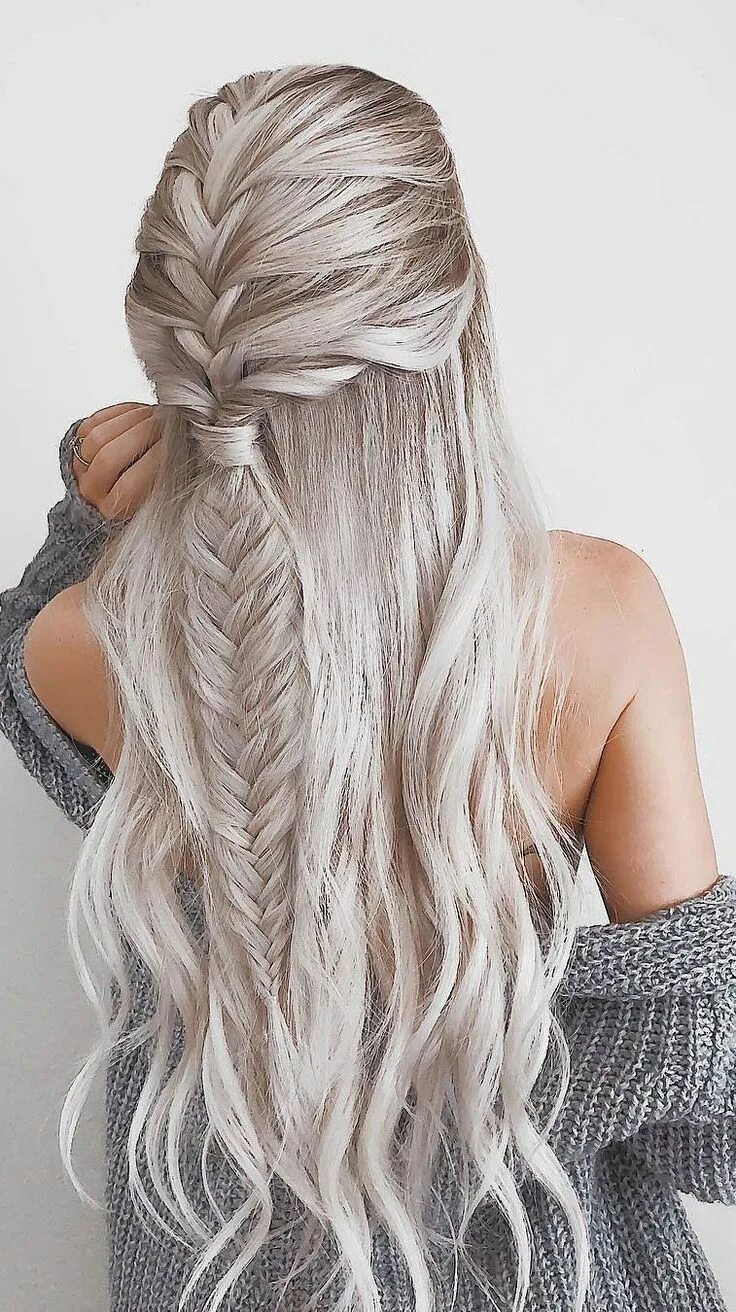 Прическа на длинные белые волосы 39 Coiffures tendance + malpropres et chics tressés - Braid #hairstyle #braids #