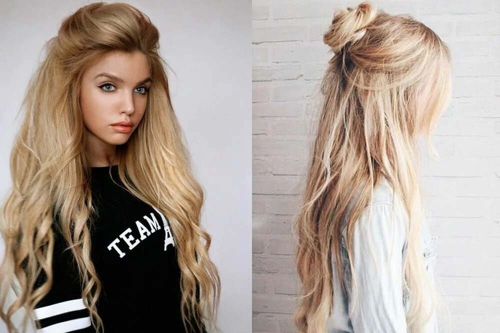 Прическа на длинные худые волосы На портретную фотосессию Long hair styles, Hair styles, Hair