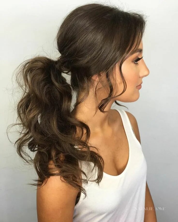 Прическа на длинные худые волосы Bouffant Ponytail For Long Hair Long hair styles, Date night hair, Hair inspirat