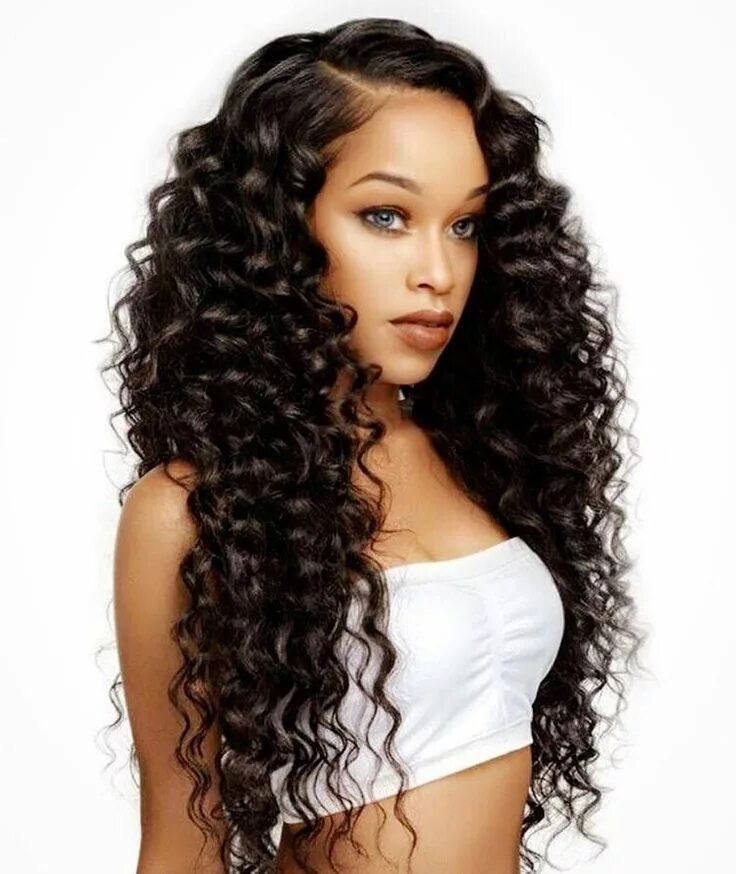 Прическа на длинные кучерявые волосы Pin on ♛ HaiR ♕ Long hair styles, Weave hairstyles, Hair styles