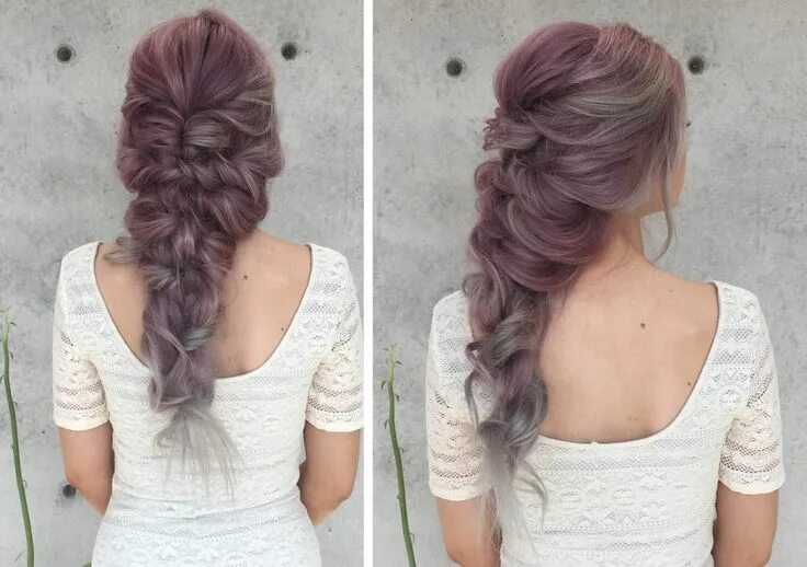 Прическа на длинные тяжелые Mermaid Curly Hairstyle How To Braided hairstyles, Fishtail braid hairstyles, Me