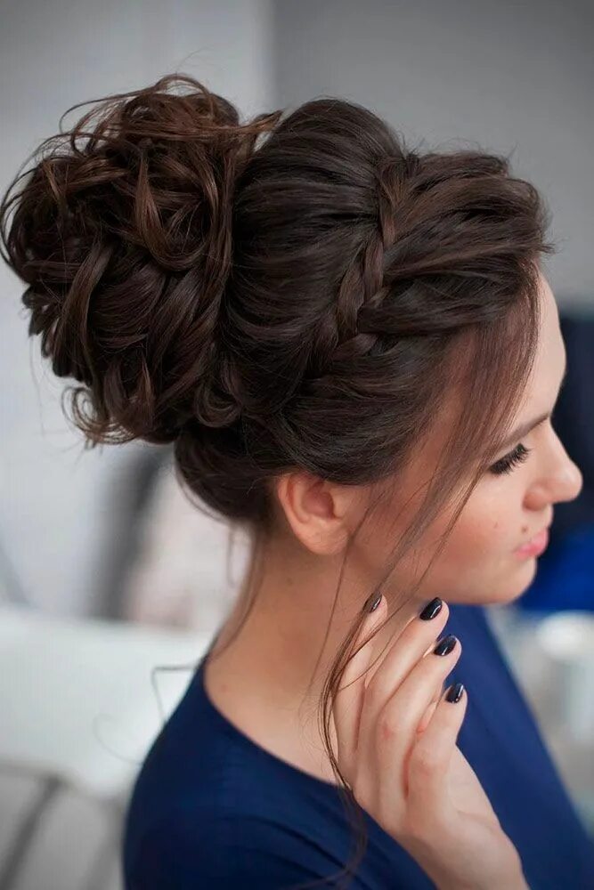 Прическа на длинные тяжелые Ideas Of Formal Hairstyles For Long Hair Formal hairstyles for long hair, Long h