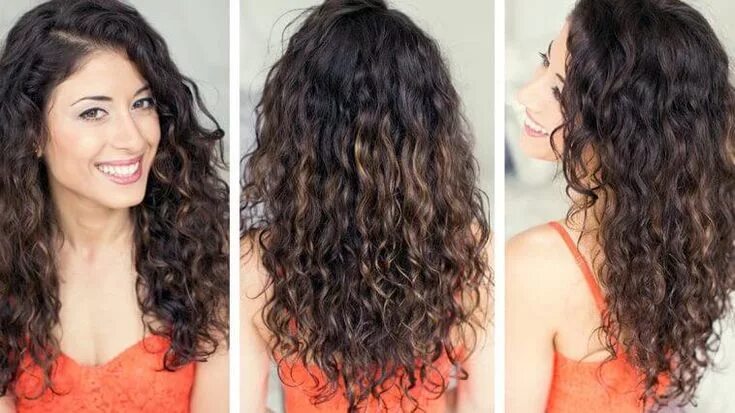 Прическа на длинные волнистые волосы Hidratação "desmaia cabelo" - Receita poderosa para recuperar os fios Curly hair