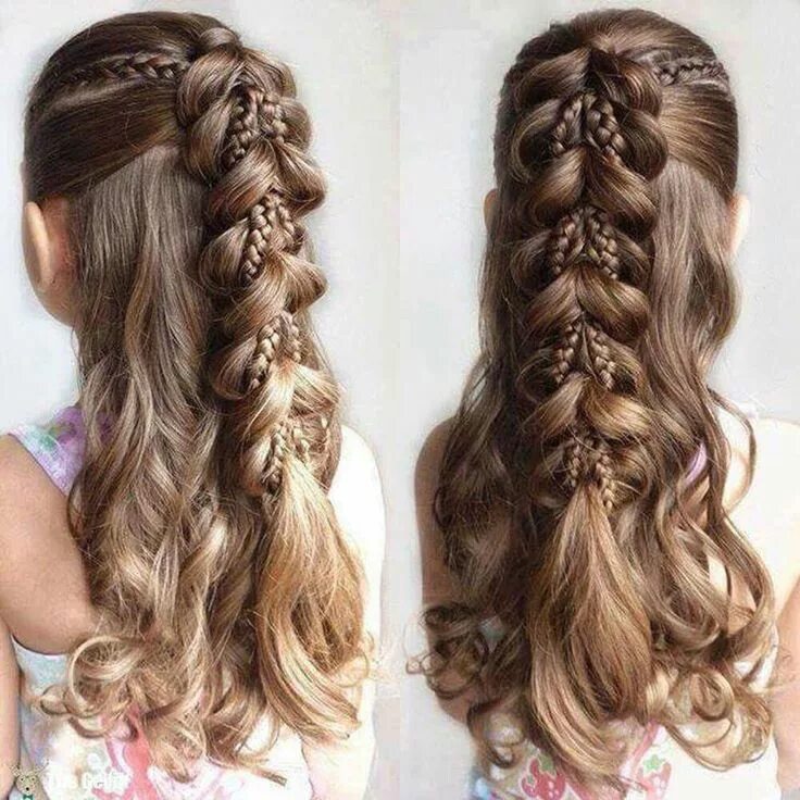 Прическа на длинные волосы 11 лет Pin on hairstyles