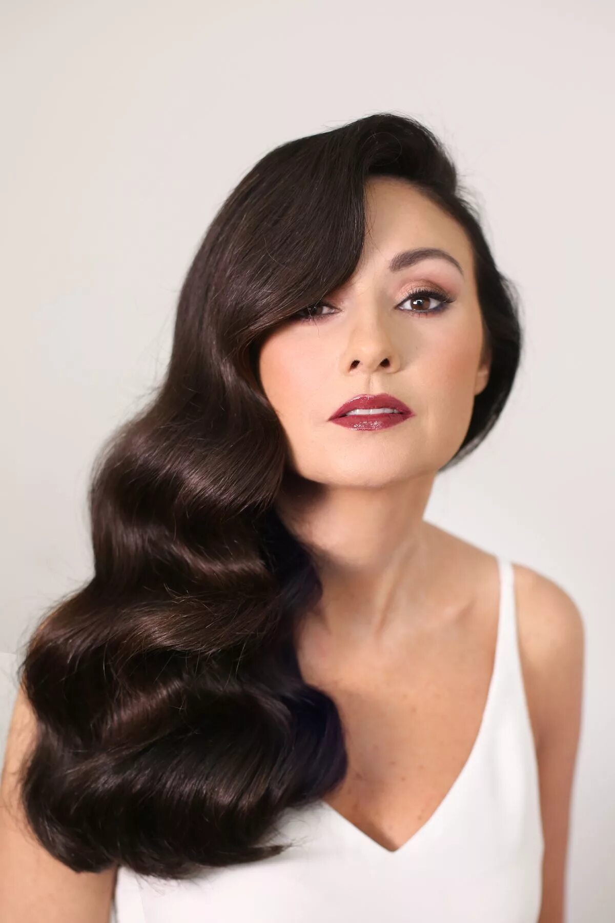 Прическа на длинные волосы 60 waves-hairstyle.com Hair waves, Old hollywood hair, Hollywood hair