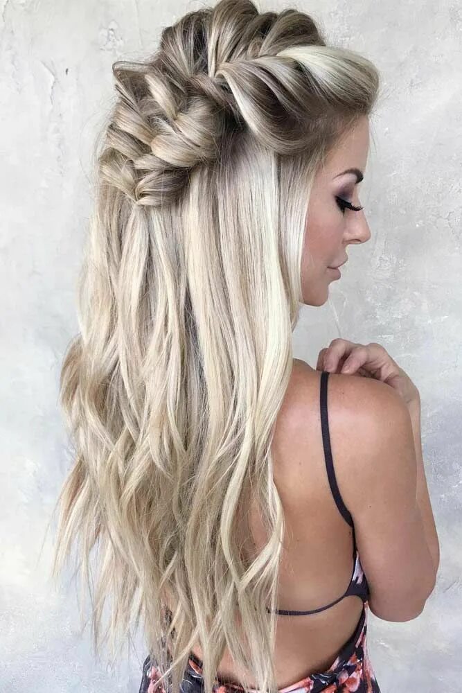 Прическа на длинные волосы блонд 59 Incredibly Cool Hairstyles For Thin Hair Summer blonde hair, Natural hair sty