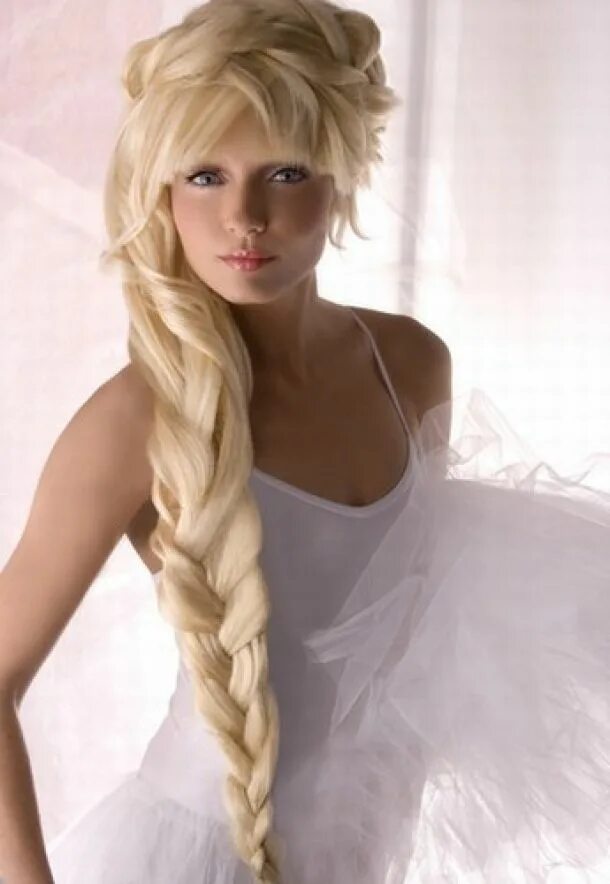 Прическа на длинные волосы блонд I love this!! Elsa hair ELSA Wedding hairstyles for women, Bride hairstyles, Wed