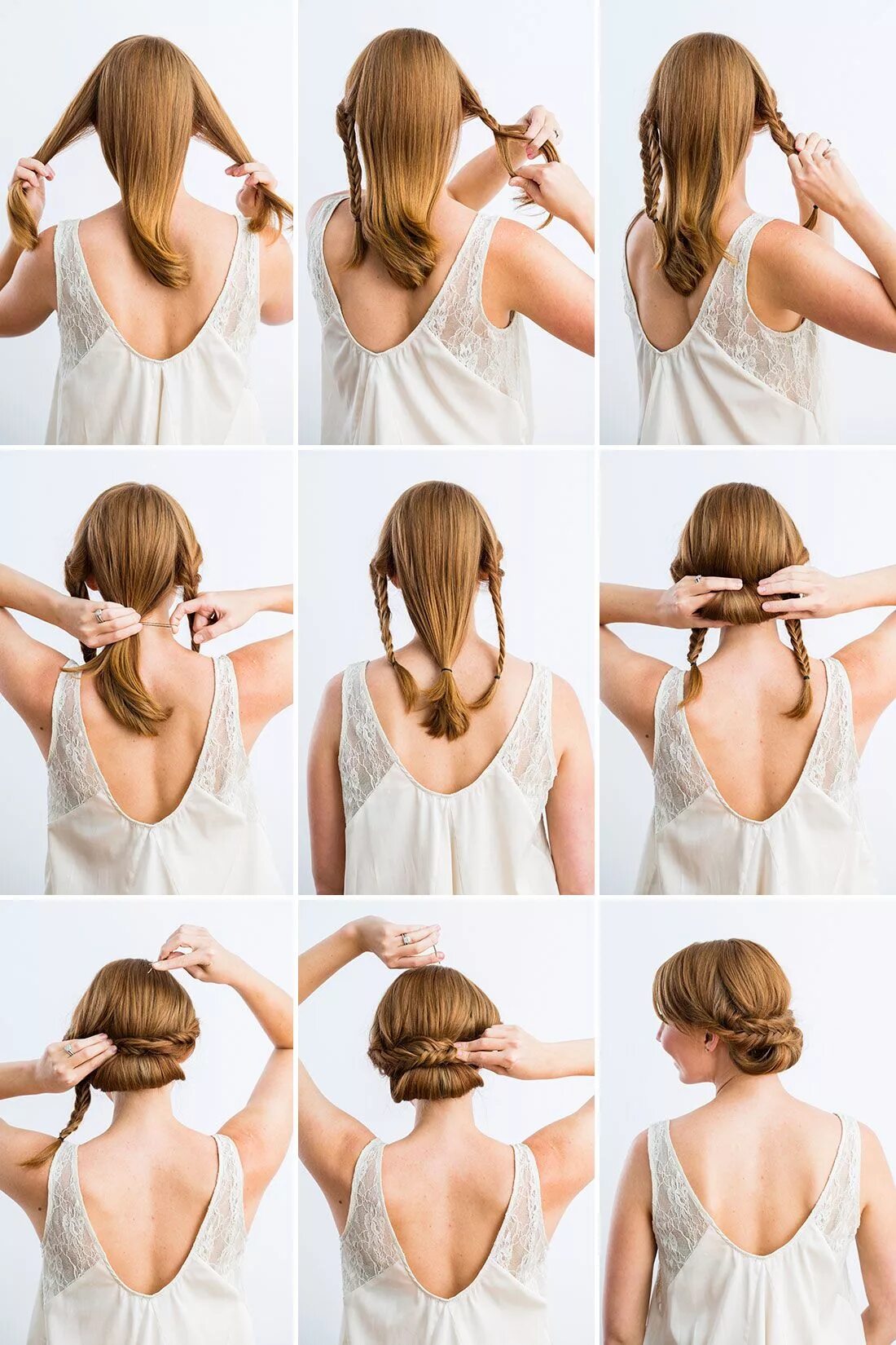 half up half down hairstyles for long thick hair - Google Search Frisure, Opsat 