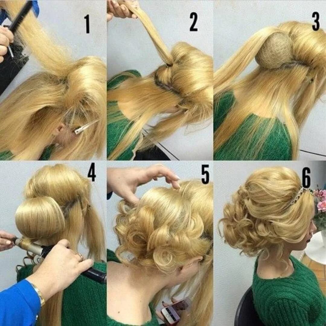 Прическа на длинные волосы фото пошагово Wedding / Bridal hairstyle Long hair styles, Model hair, Hair tutorial