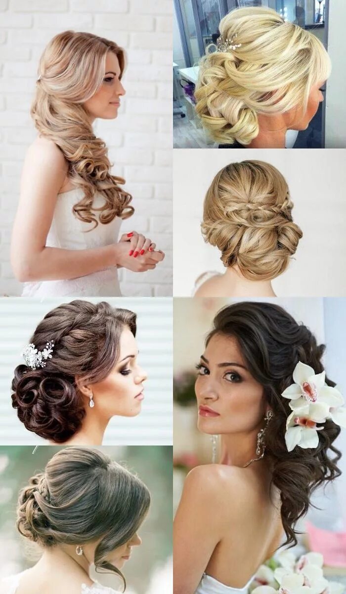 Прическа на длинные волосы на свадьбу гостье 21 Classy and Elegant Wedding Hairstyles - MODwedding Wedding hairstyles, Hair s