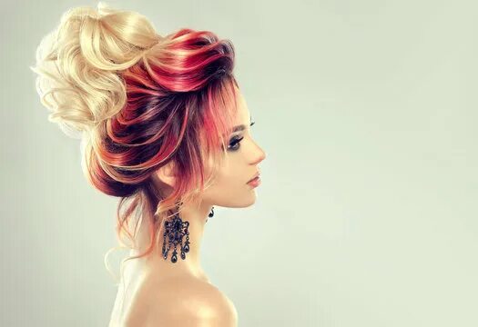 Прическа на длинные волосы парикмахерская Party Hairstyle Зображення - огляд 208,328 Стокові фото, векторні зображення й в