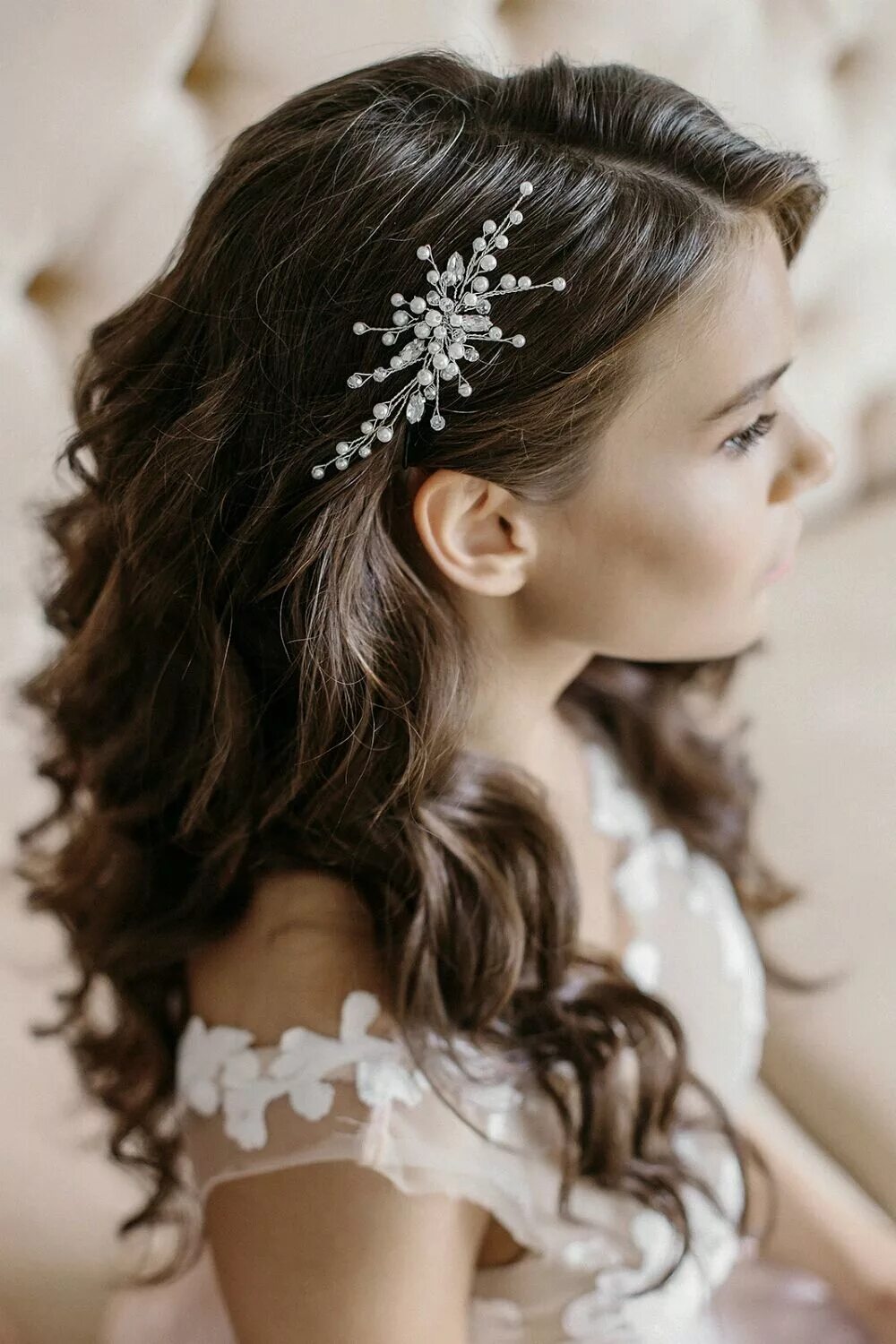 Crystal Hair Vine Bridal Hair Vine Wedding Hair Vine Long Hair - Etsy Long hair 