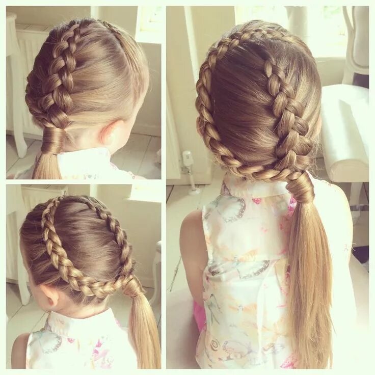 Прическа на длинные волосы в школу косички Pin on Girls Hairstyles Girl hairstyles, Kids hairstyles, Hair styles