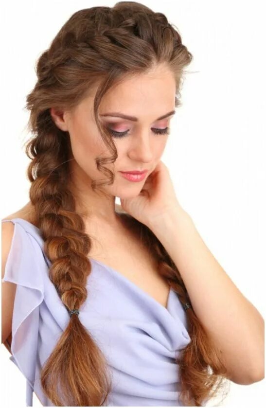 Прическа на длинные волосы закрытые уши Best Plaited Hairstyles For Curly Hair Hair styles, Summer hairstyles, Hot hair 