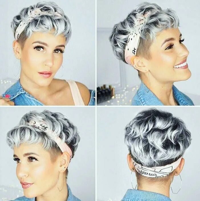 Прическа на голове на короткие волосы Get Sassy with Short Hair Styles Tunsori, Coafuri, Păr scurt