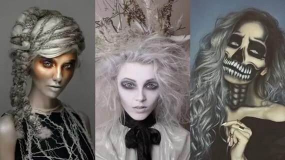 Прическа на хэллоуин Creative Hairstyles & Makeup For Halloween 4 UR Break - Family Inspiration Magaz