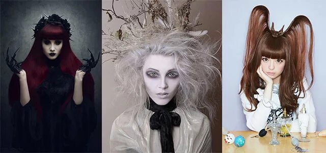 Прическа на хэллоуин для девочки 20+ Crazy & Scary Halloween Hairstyle Ideas For Kids, Girls & Women 2015 - Moder