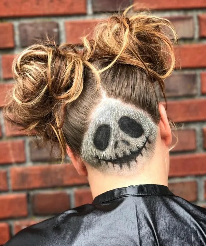 Прическа на хэллоуин на короткие волосы 10 hair-raising hairstyles for Halloween Undercut long hair, Undercut designs, U