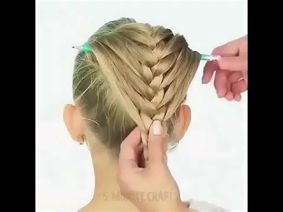 Прическа на карандаш на длинные The Most Beautiful Hairstyles Compilation Tutorial - for kids - YouTube