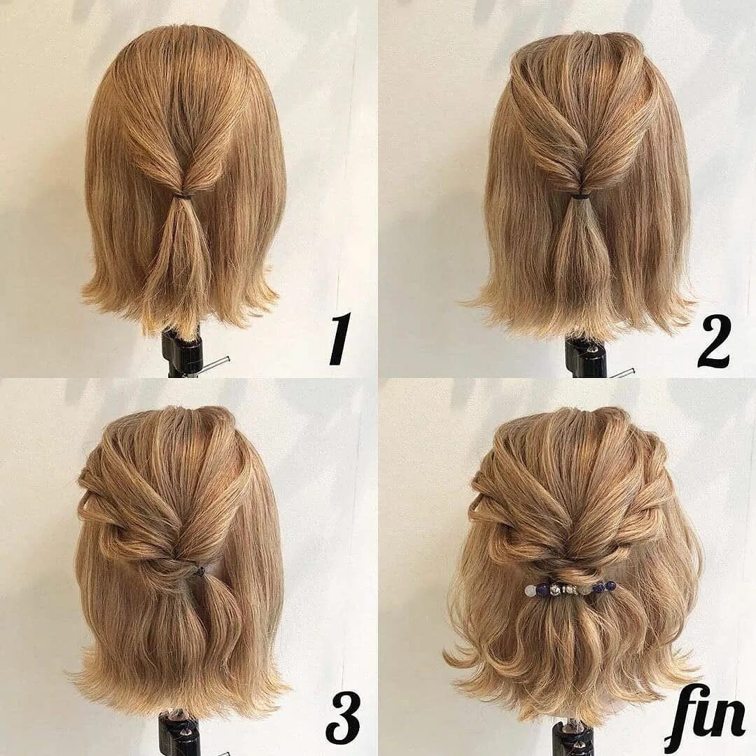 Прическа на каре своими руками 5,871 Likes, 12 Comments - HAIRFY Hair Tutorials (@hairfy) on Instagram: "7 beau