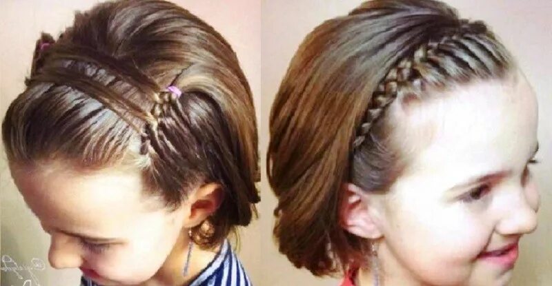 Little girl's hair idea. Прически, Подростковые прически, Детские прически