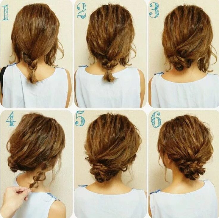 Coiffures cheveux courts : 15 modèles Short wedding hair, Up dos for medium hair