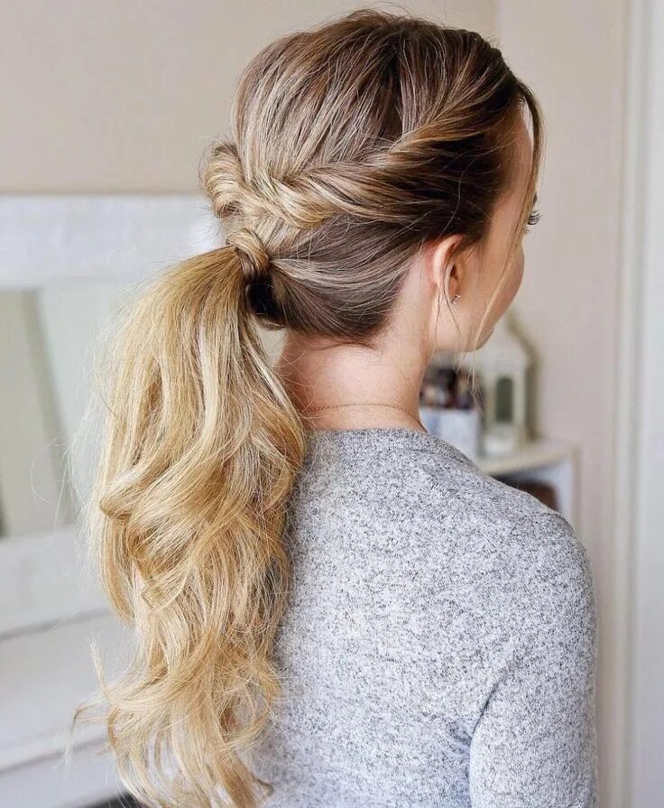 Прическа на каждый день октябрь 2024 20 Easy Hairstyles for the Fabulous Girl on the Go Twist ponytail, Cool hairstyl