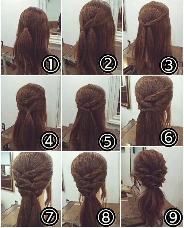 Прическа на каждый день пошагово фото Pin by Bethany McKinney on Sound of Music Pinterest hair, Hair tutorial, Hair up