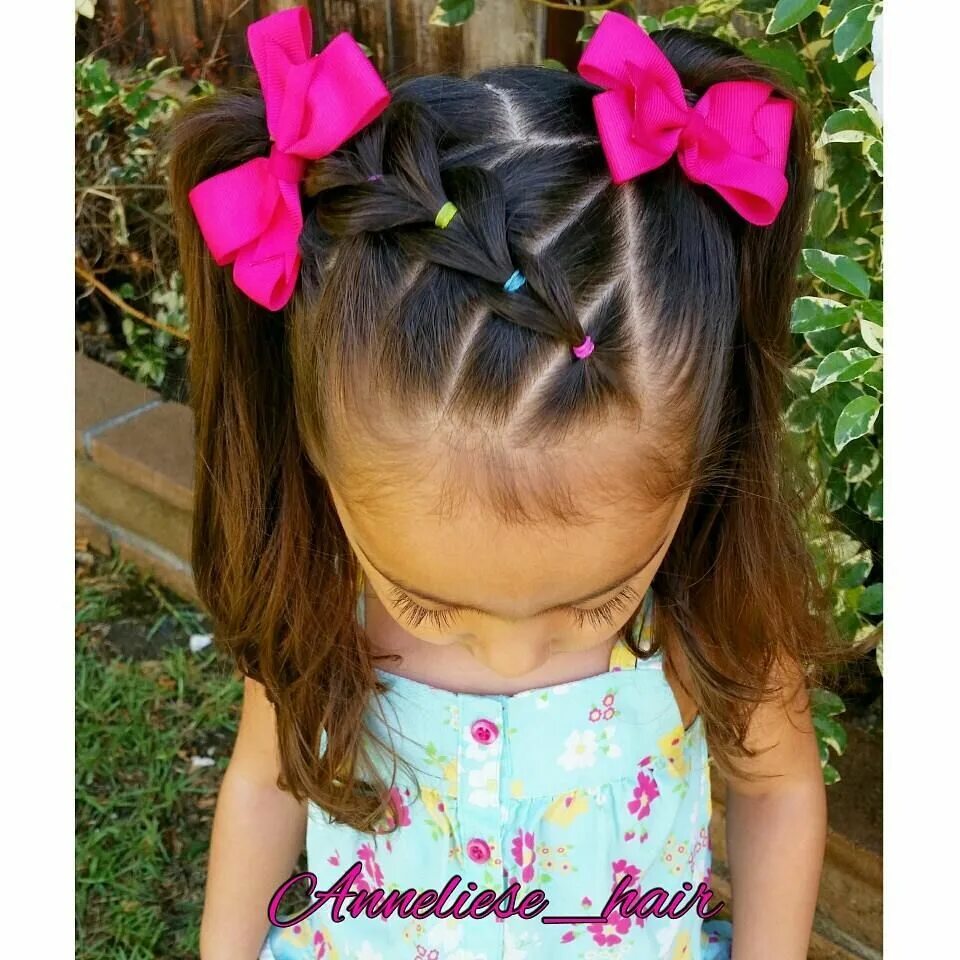 Прическа на короткие волосы 4 года 89 Likes, 11 Comments - Hairstyles For Little Girls (@anneliese_hair) on Instagr