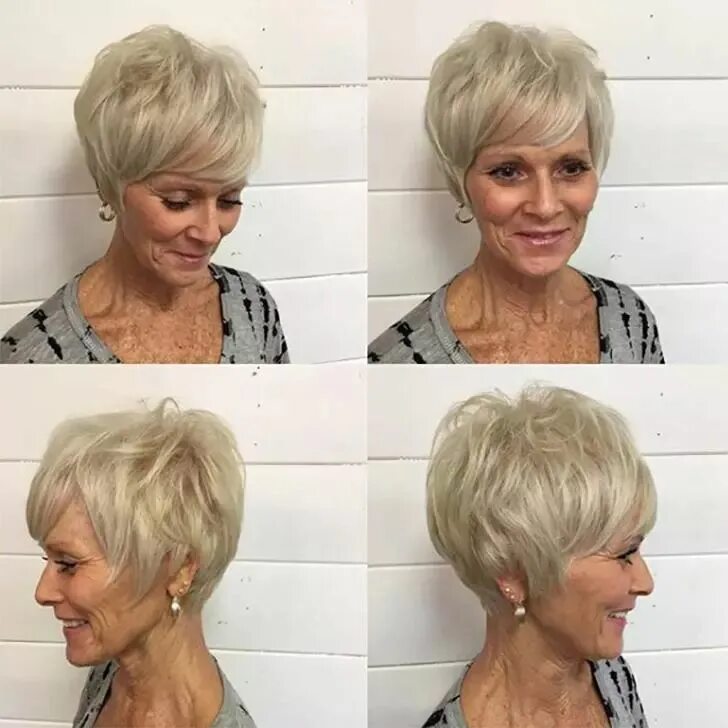 Прическа на короткие волосы 60 50 Chic Short Hairdos To Look 10 Years Younger - 11 - LittleFries Older women ha