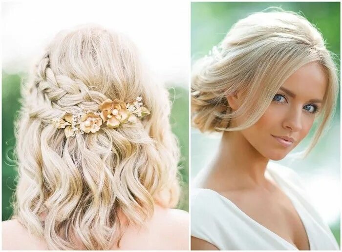 Прическа на короткие волосы на свадьбу гостье 18 Stylish Wedding Hairstyles for Short Hair - Mrs to Be Short wedding hair, For