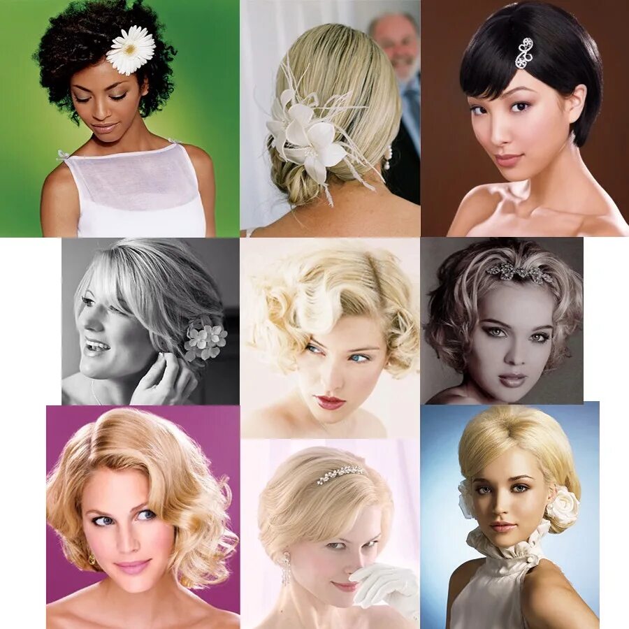 Прическа на короткие волосы на свадьбу гостье Wedding Hairstyles For Short Hair! - Musely