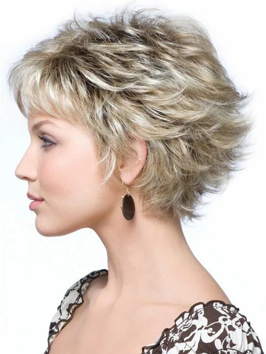 Прическа на короткие волосы перышками Mason by Noriko Short Wig Short hair cuts, Cute hairstyles for short hair, Short