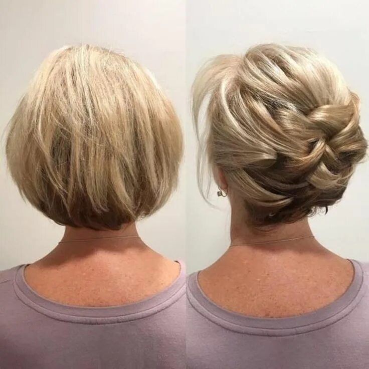 Прическа на короткие волосы поднимать Bem na foto: Penteado para festa ⋆ De Frente Para O Mar Short hair tutorial, Sho