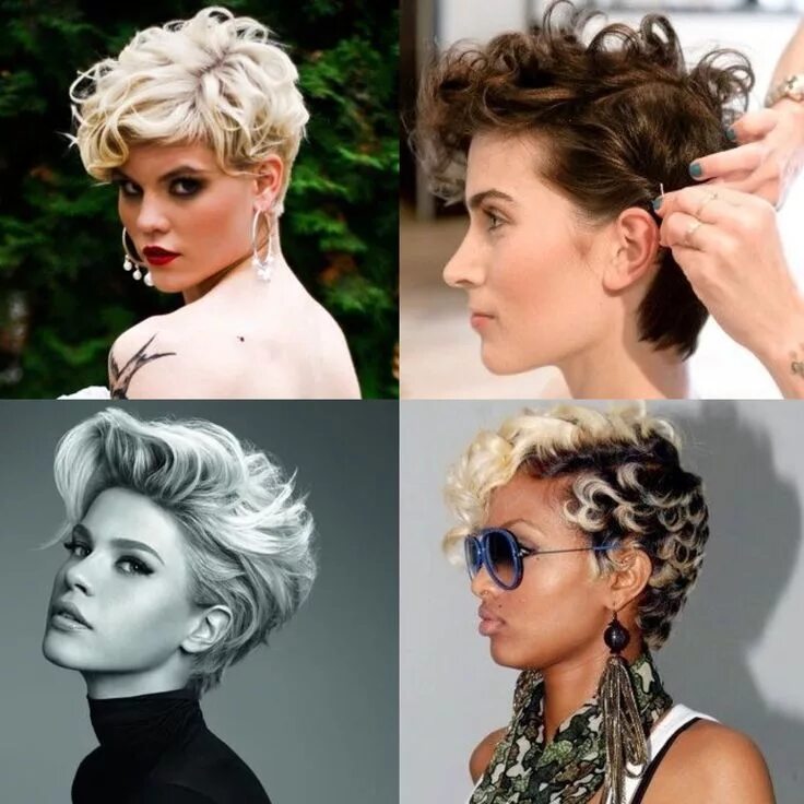 Прическа на короткие волосы скачать Wavy and curly long pixie cuts Curly pixie haircuts, Curly pixie hairstyles, Pix