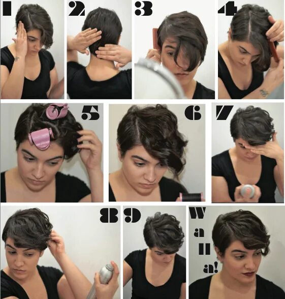 Прическа на короткие волосы видео уроки Nadia Aboulhosn & The Pixie Cut Show & Tell Short hair styles, Hair inspiration,