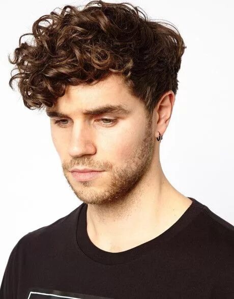 Прическа на кудрявые волосы мужские короткие 40 Bold and Curly Hairstyles for Men Latest styles images Hair photo, Haircuts f