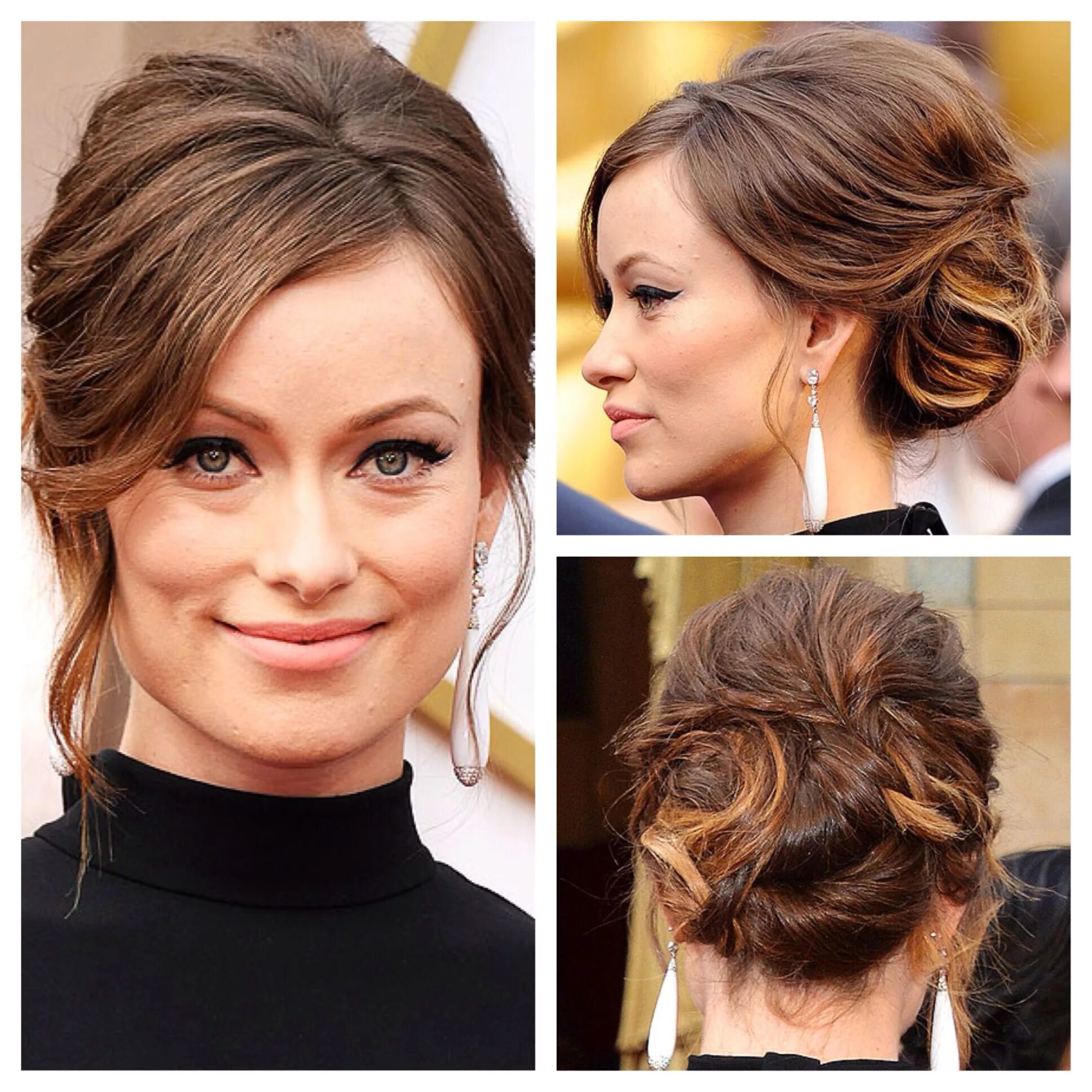 Прическа на лицо Pin by Nina Swan on Hair and makeup Oscar hairstyles, Hair styles, Wedding hair 