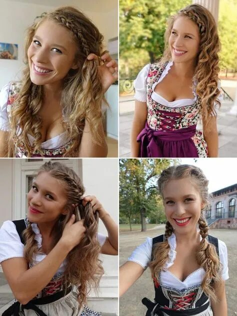 Прическа на октоберфест для женщин 10 популярных идей на тему "frisuren zum oktoberfest" для вдохновения