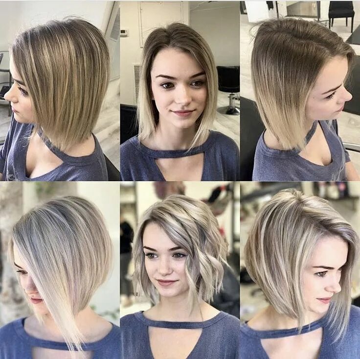 Прическа на отросшее каре @emilyandersonstyling Short bob hairstyles, Bob hairstyles, Fine hair