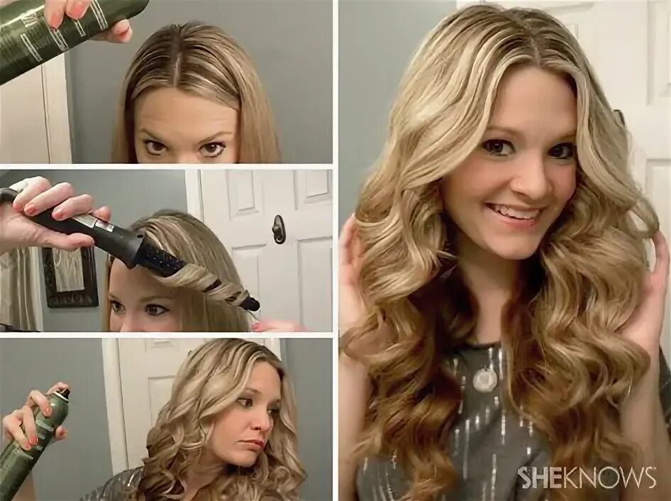 Прическа на плойку на средние Easy and Gorgeous Loose Curls Tutorial for Stunning Hair