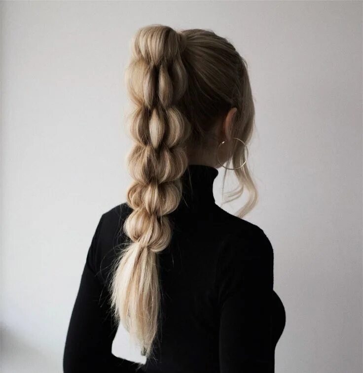 Прическа на работу на длинные Pin on Regan hairstyles Unique braided hairstyles, Braided ponytail hairstyles, 