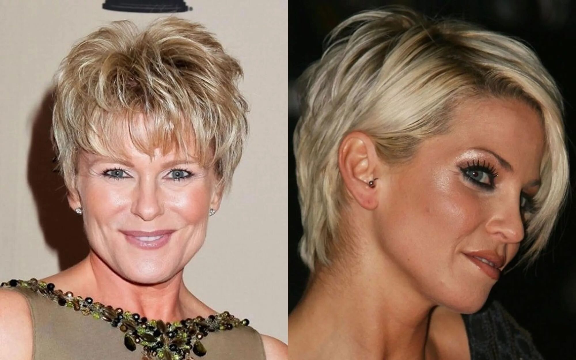 Прическа на редкие короткие волосы женщине Short Haircut Images For Older Women & Pixie+Bob Fine Hair 2018-2019 - Page 4 of