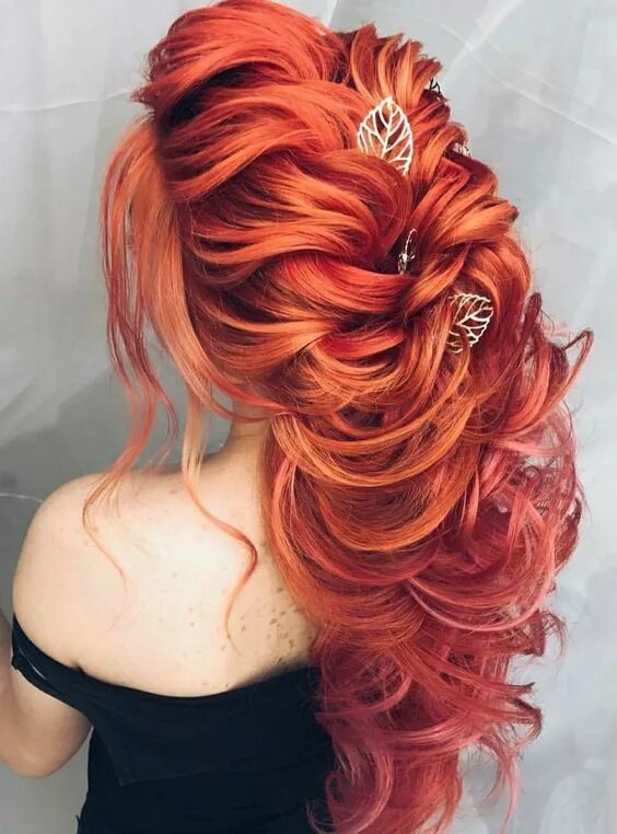 Прическа на рыжие волосы Pin by Rosalinda V. on Hair style.... Red hair color, Cool hairstyles, Cool hair